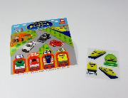 トミカ・プラレールぷくっとシール全8種