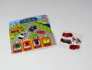 トミカ・プラレールぷくっとシール全8種