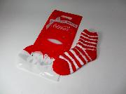 コカ・コーラギフトバッグつきふわもこくつした全2種