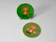 ポンタんメラミンプレート　紙製コースター付き全3種