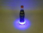 光るLEDコースター＋コカ・コーラデザインボトル全3種