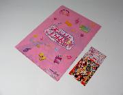 プリパラ　限定デザインプロモプリチケとオリジナルクリアファイル