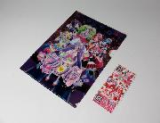 プリパラ　限定デザインプロモプリチケとオリジナルクリアファイル