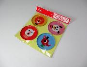 Ingela P Arrhenius オリジナル缶コースター4枚セット全2種