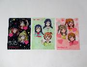 ラブライブ！オリジナルミニクリアファイル3枚セット