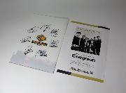 fettuccine GENERATIONS from EXILE TRIBE メンバーサインプリント入り　ミニポスター付きオリジナルクリアファイル