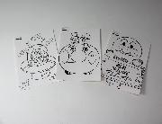 それいけ！アンパンマンぬりえ絵はがき3枚