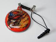 セブン-イレブン限定　STRIDE×モンスターストライク　ひっぱりクリーナーストラップ全4種