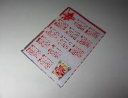 カップヌードルオリジナルグッズ　錦織圭クリアファイル