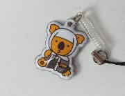 コアラのマーチ　武将・偉人・レアコアラ　イヤホンジャック付きクリーナーストラップ全8種