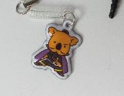 コアラのマーチ　武将・偉人・レアコアラ　イヤホンジャック付きクリーナーストラップ全8種