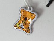 コアラのマーチ　武将・偉人・レアコアラ　イヤホンジャック付きクリーナーストラップ全8種