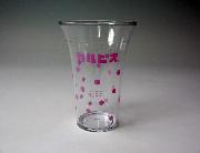 朝顔グラス型オリジナルコップ　おこのみメモリ付き全3種