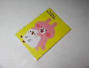 カナヘイの小動物オリジナルA5サイズノート（かわいいシール付き）全4種