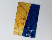 ONE PIECE FILM GOLD クリアステッカー＋台紙