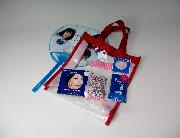 ビニールバッグ・うちわ・シュシュ・サンプル