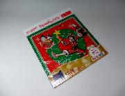 ワンピースウォッシュタオル　クリスマスメッセージカード付き　全4種