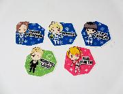 アイドルマスター　SIDE M　オリジナルフレークシール全3種