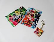 宇宙戦隊キュウレンジャー キーホルダー全14種・チェックリストカード全5種