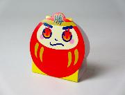 自分顔だるまでめざせ合格 願いごとカード