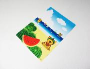 コアラのマーチ×スイカ＆メロンバー オリジナルB5下敷き 全2種