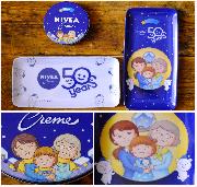 ニベアクリーム限定デザイン缶、トレー