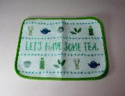 桜とお茶の吸水キッチンマット全2種