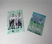 サントリーフーズ×TSUKIPRO THE ANIMATION　オリジナルA5クリアファイル＆B5ノートセット全2種