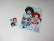 ご注文はうさぎですか？オリジナルクリアファイルセット（A4サイズ＆A7サイズ）全3種