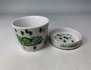 リサ・ラーソン　陶製カップ&ミニプレート全4種