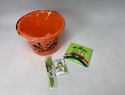 キウイブラザーズフルーツピック、ハーフカットスプーン、ティッシュ、バスケット