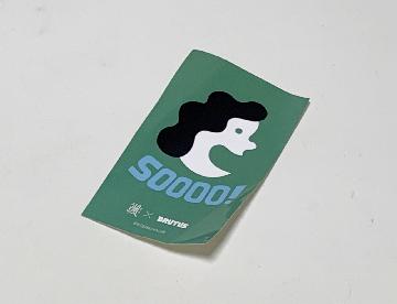 颯×BRUTUSオリジナルステッカー全3種