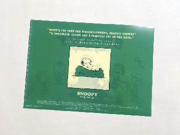 スヌーピー オリジナルA4サイズクリアファイル 全5種