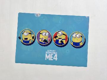 ミニオン超変身 オリジナルA4サイズクリアファイル 全4種