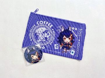 hololive × BOSS 缶バッジ＆ポーチ 全3種