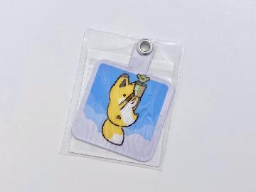 マルちゃん×タヌキとキツネ フォンタブ 全4種