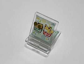 マルちゃん×タヌキとキツネ スマホスタンド 全4種