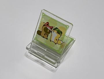 マルちゃん×タヌキとキツネ スマホスタンド 全4種
