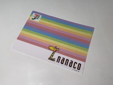 nanaco クリアファイル