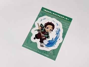 鬼滅の刃　オリジナルステッカー　即席めん・スープコース全4種