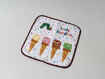 エリック・カール デザイン はらぺこあおむし オリジナルハンドタオル はらぺこあおむし塗り絵付き