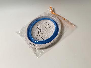 キッチン便利グッズ 折りたたみ水切りボウル