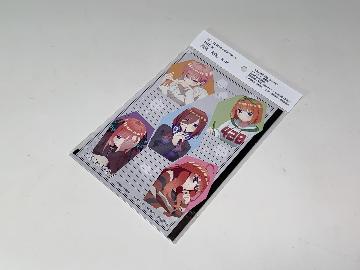 五等分の花嫁∬ オリジナルA5ノート 第3弾 全5種