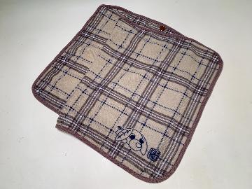 お茶犬 Wで使える抗菌ブランケット 全3種