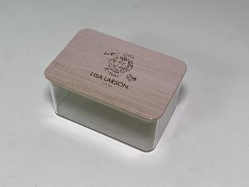 リサ・ラーソン 木フタ風キャニスター 全3種