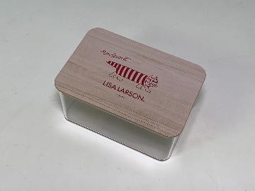 リサ・ラーソン 木フタ風キャニスター 全3種