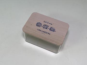 リサ・ラーソン 木フタ風キャニスター 全3種