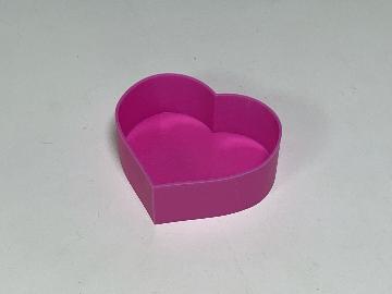 明治北海道十勝カマンベール ハート型のシリコンカップ