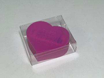 明治北海道十勝カマンベール ハート型のシリコンカップ