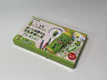 お～いお茶くん マルチポーチ シール付き